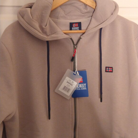 New Norway 1963 Designer Sweatsuit (Beige) Jacket (XL) Pants (L) - Picture 2 of 12